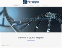Tablet Screenshot of foresightis.com